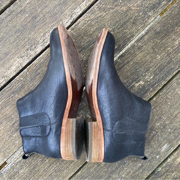 Kork Ease Velma Black Leather Chelsea Boots - Sz 8 - Picture 4 of 10